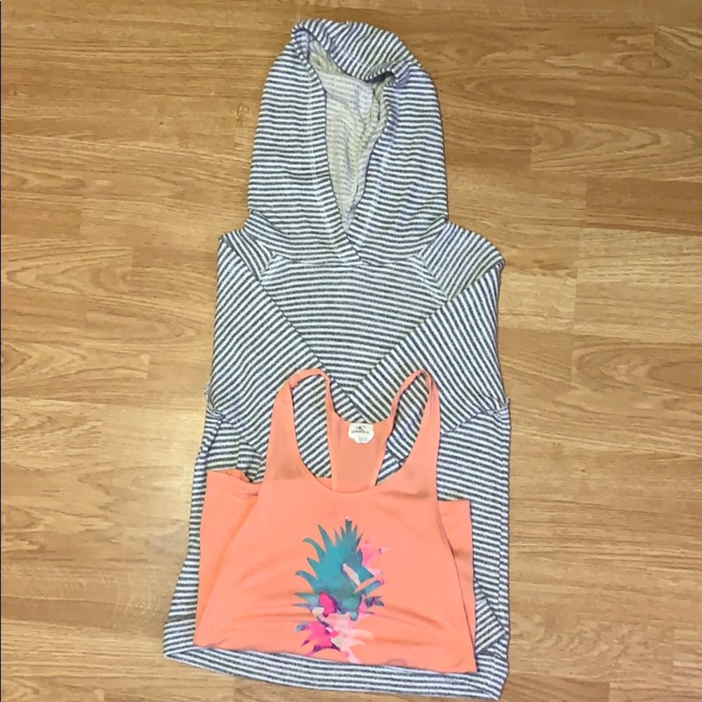 Oneill Tank Top and Hoodie